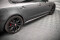Seitenschweller Ansatz Cup Leisten passend für Jaguar XF R-Sport Mk2 schwarz matt