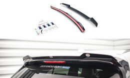 Heck Spoiler Aufsatz Abrisskante für Lexus UX F-Sport Mk1 schwarz Hochglanz