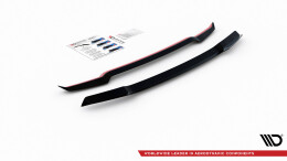 Heck Spoiler Aufsatz Abrisskante passend für Lexus UX F-Sport Mk1 schwarz Hochglanz