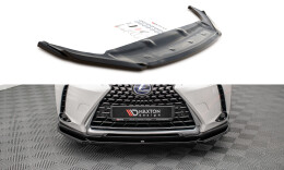 Cup Spoilerlippe Front Ansatz für Lexus UX Mk1 schwarz Hochglanz