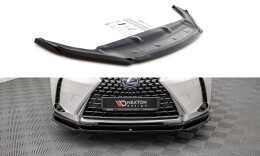 Cup Spoilerlippe Front Ansatz passend für Lexus UX Mk1 schwarz Hochglanz
