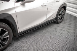 Seitenschweller Ansatz Cup Leisten passend für Lexus UX Mk1 schwarz Hochglanz