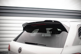 Heck Spoiler Aufsatz Abrisskante für VW Touareg R-Line Mk3 schwarz Hochglanz