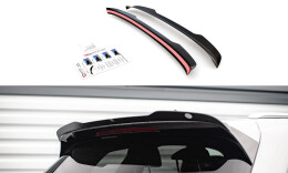 Heck Spoiler Aufsatz Abrisskante passend für VW Touareg R-Line Mk3 schwarz Hochglanz