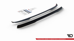 Heck Spoiler Aufsatz Abrisskante passend für VW Touareg R-Line Mk3 schwarz Hochglanz