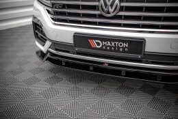 Cup Spoilerlippe Front Ansatz passend für VW Touareg R-Line Mk3 schwarz Hochglanz