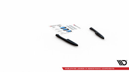 Heck Ansatz Flaps Diffusor passend für VW Touareg R-line Mk3 schwarz Hochglanz