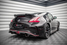 Heck Spoiler Aufsatz Abrisskante passend für Nissan 370Z Nismo Facelift schwarz Hochglanz