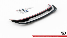 Heck Spoiler Aufsatz Abrisskante passend für Nissan 370Z Nismo Facelift schwarz Hochglanz