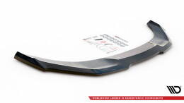 Cup Spoilerlippe Front Ansatz V.1 passend für Nissan 370Z Nismo Facelift schwarz Hochglanz