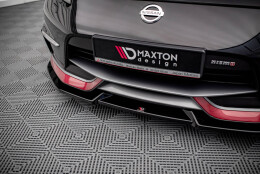 Cup Spoilerlippe Front Ansatz V.2 passend für Nissan 370Z Nismo Facelift schwarz Hochglanz
