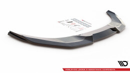 Cup Spoilerlippe Front Ansatz V.2 passend für Nissan 370Z Nismo Facelift schwarz Hochglanz