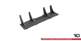 Street Pro Heckschürze Heck Ansatz Diffusor passend für Nissan 370Z Nismo Facelift SCHWARZ