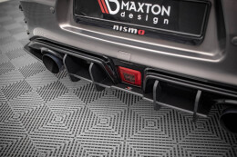 Street Pro Heckschürze Heck Ansatz Diffusor für Nissan 370Z Nismo Facelift ROT