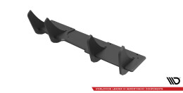 Street Pro Heckschürze Heck Ansatz Diffusor passend für Nissan 370Z Nismo FL rot