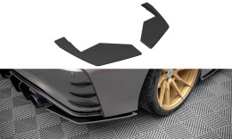 Street Pro Heck Ansatz Flaps Diffusor passend für Nissan 370Z Nismo Facelift SCHWARZ