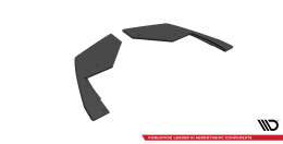 Street Pro Heck Ansatz Flaps Diffusor passend für Nissan 370Z Nismo Facelift SCHWARZ