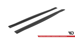 Street Pro Seitenschweller Ansatz Cup Leisten passend für Nissan 370Z Nismo Facelift SCHWARZ