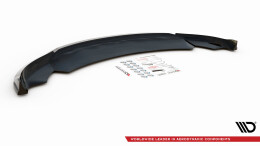 Cup Spoilerlippe Front Ansatz V.3 passend für Tesla Model 3 schwarz Hochglanz