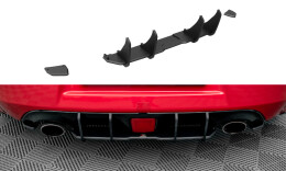 Street Pro Heckschürze Heck Ansatz Diffusor passend für Nissan 370Z Facelift SCHWARZ