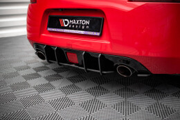 Street Pro Heckschürze Heck Ansatz Diffusor passend für Nissan 370Z Facelift SCHWARZ