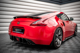 Street Pro Heckschürze Heck Ansatz Diffusor passend für Nissan 370Z Facelift SCHWARZ