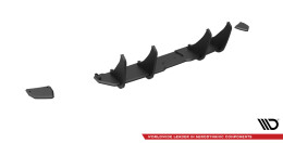 Street Pro Heckschürze Heck Ansatz Diffusor passend für Nissan 370Z Facelift SCHWARZ