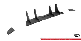 Street Pro Heckschürze Heck Ansatz Diffusor passend für Nissan 370Z Facelift SCHWARZ