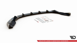 Cup Spoilerlippe Front Ansatz V.2 passend für Nissan 370Z Facelift schwarz Hochglanz