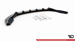 Cup Spoilerlippe Front Ansatz V.3 passend für Nissan 370Z Facelift schwarz Hochglanz