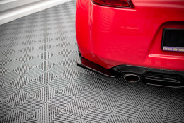 Heck Ansatz Flaps Diffusor V.2 passend für Nissan 370Z schwarz Hochglanz