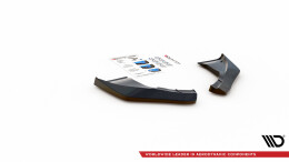 Heck Ansatz Flaps Diffusor V.2 passend für Nissan 370Z schwarz Hochglanz