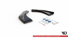 Heck Ansatz Flaps Diffusor V.2 passend für Nissan 370Z schwarz Hochglanz