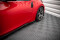Seitenschweller Ansatz Cup Leisten für Nissan 370Z Facelift schwarz Hochglanz