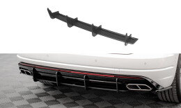 Street Pro Heckschürze Heck Ansatz Diffusor passend für VW Touareg R-Line Mk3 SCHWARZ