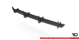 Street Pro Heckschürze Heck Ansatz Diffusor passend für VW Touareg R-Line Mk3 SCHWARZ