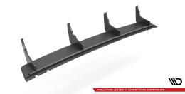 Street Pro Heckschürze Heck Ansatz Diffusor passend für VW Touareg R-Line Mk3 SCHWARZ