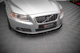 Cup Spoilerlippe Front Ansatz V.1 passend für Volvo V70 Mk3 schwarz Hochglanz
