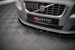 Cup Spoilerlippe Front Ansatz V.1 passend für Volvo V70 Mk3 schwarz Hochglanz