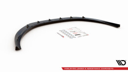 Cup Spoilerlippe Front Ansatz V.1 passend für Volvo V70 Mk3 schwarz Hochglanz