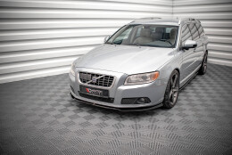 Cup Spoilerlippe Front Ansatz V.2 passend für Volvo V70 Mk3 schwarz Hochglanz