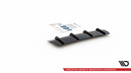 Heck Ansatz Diffusor passend für Volvo V70 Mk3 Carbon Look