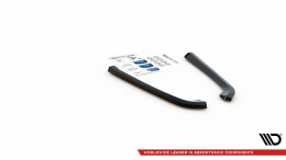 Heck Ansatz Flaps Diffusor passend für Volvo V70 Mk3 schwarz Hochglanz
