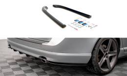 Heck Ansatz Flaps Diffusor passend für Volvo V70 Mk3 Carbon Look
