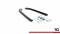 Heck Ansatz Flaps Diffusor passend für Volvo V70 Mk3 Carbon Look