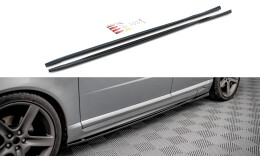 Seitenschweller Ansatz Cup Leisten passend für Volvo V70 Mk3 Carbon Look