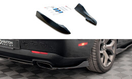 Heck Ansatz Flaps Diffusor passend für Dodge Challenger RT / GT Mk3 Facelift schwarz Hochglanz