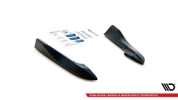 Heck Ansatz Flaps Diffusor passend für Dodge Challenger RT / GT Mk3 Facelift schwarz Hochglanz