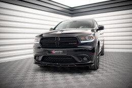 Cup Spoilerlippe Front Ansatz passend für Dodge Durango RT Mk3 schwarz Hochglanz