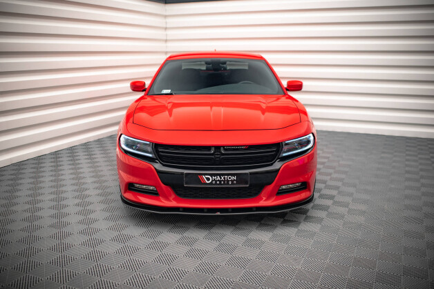 Street Pro Cup Spoilerlippe Front Ansatz passend für Dodge Charger RT Mk7 Facelift SCHWARZ